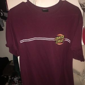 Santa Cruz Maroon T